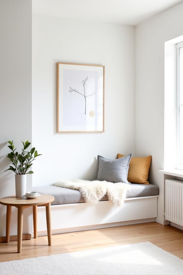 Renovert bygårdsleilighet i Oslo med nordisk design og lyse farger.